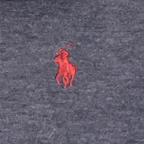 Polo Ralph Lauren SOFT Mens L Performance Sweater 1/4 quarter zip Blue Heather - Picture 3 of 9